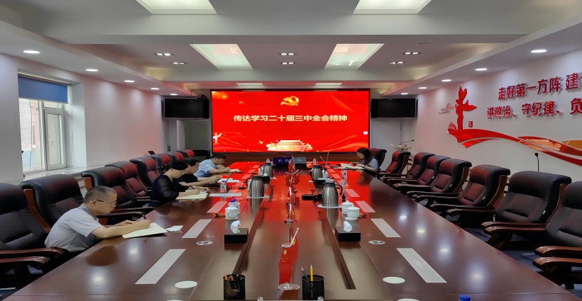 中國科學(xué)院長(cháng)春分院分黨組傳達學(xué)習二十屆三中全會(huì )精神